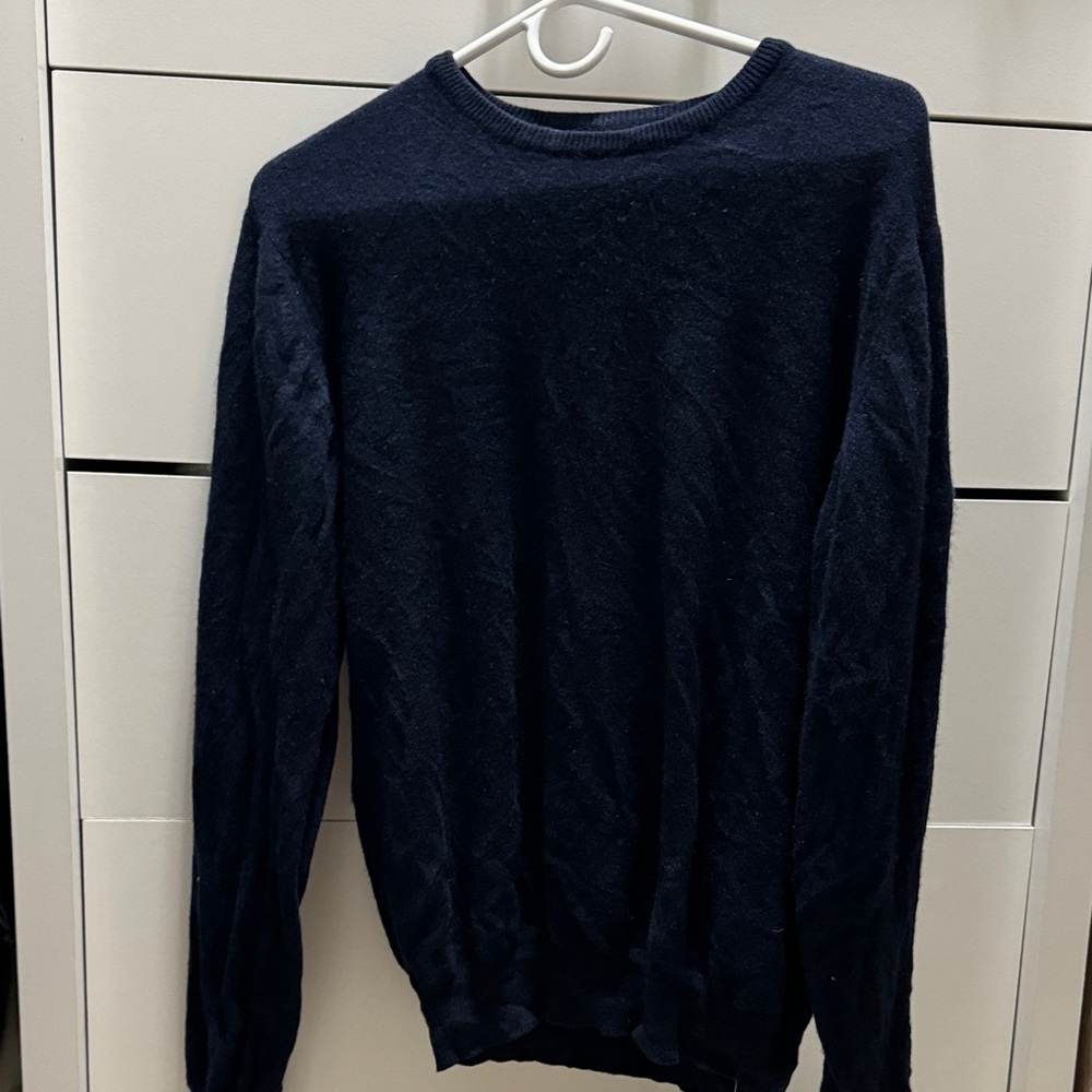 Burberry Dark Blue Crewneck Sweater